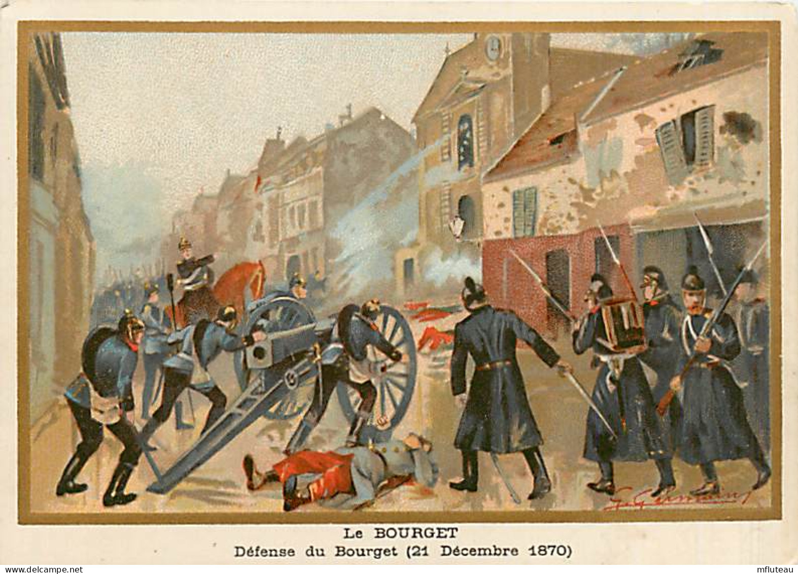 93* LE BOURGET Defense 1870 (illustree)   MA106,0679 - Le Bourget