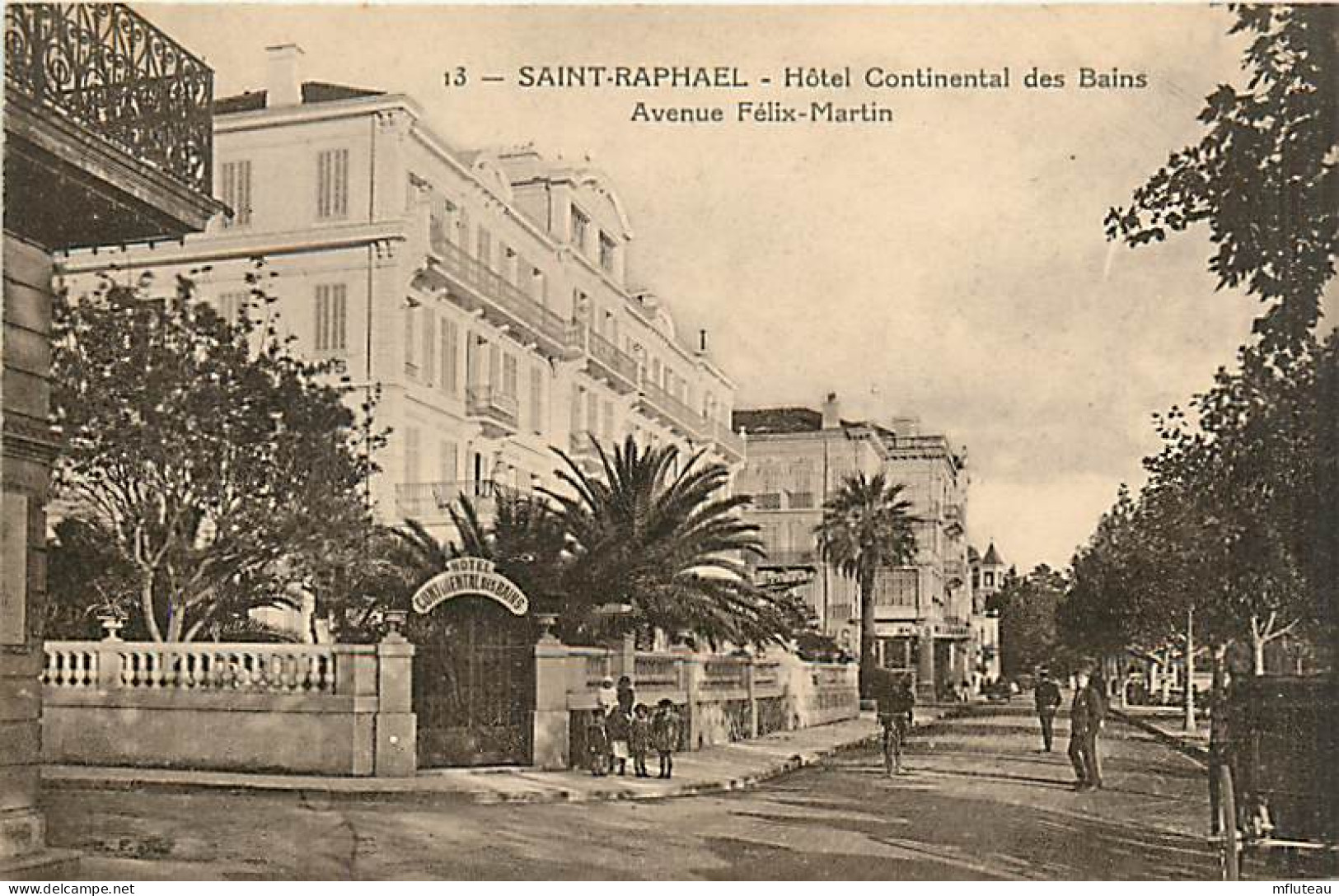 83* ST RAPHAEL  Hotel Continental Des Bains       MA107,0345 - Saint-Raphaël
