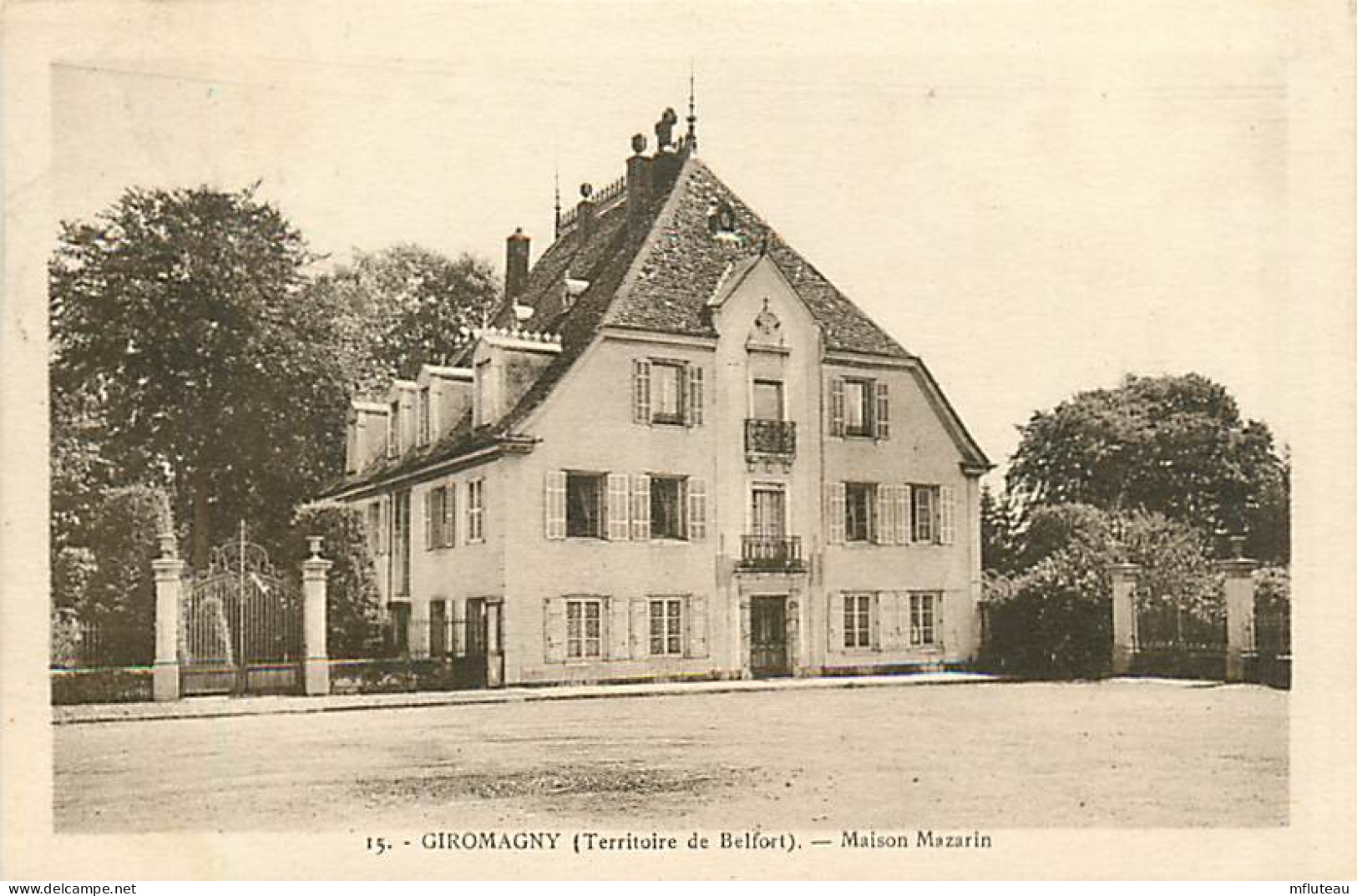 90* GIROMAGNY Maison Mazarin      MA107,1414 - Autres & Non Classés