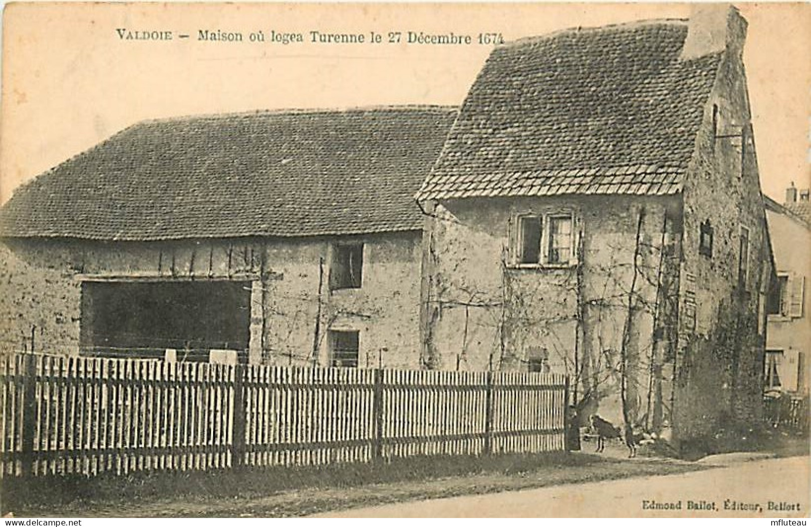 90* VALDOIE Maison Turenne        MA107,1328 - Autres & Non Classés