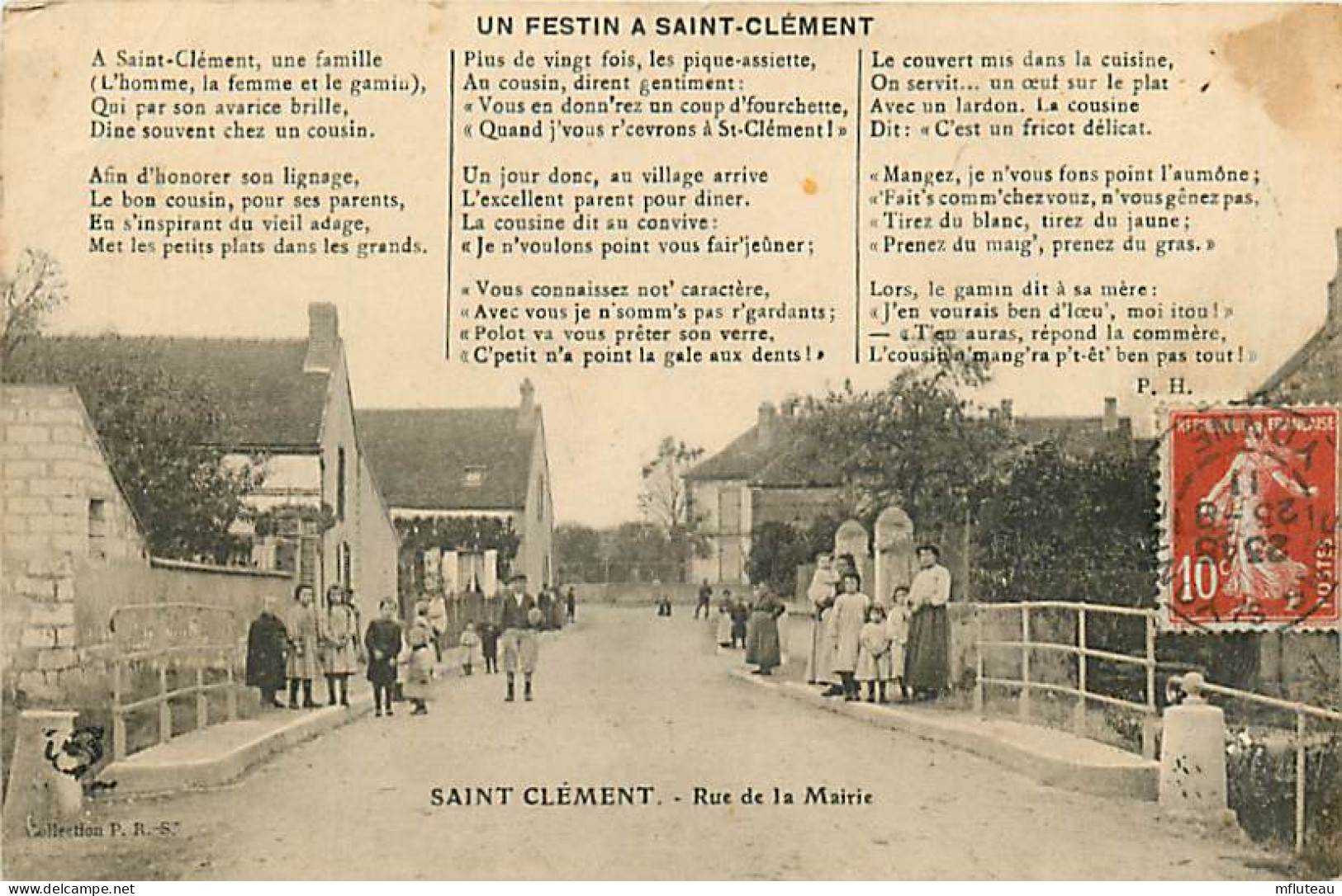 89* ST CLEMENT Rue De La Mairie        MA107,1207 - Saint Clement