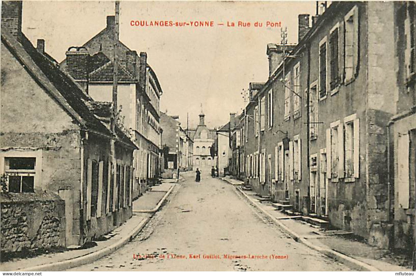 89* COULANGES SUR YONNE   Rue Du Pont       MA107,1173 - Coulanges Sur Yonne