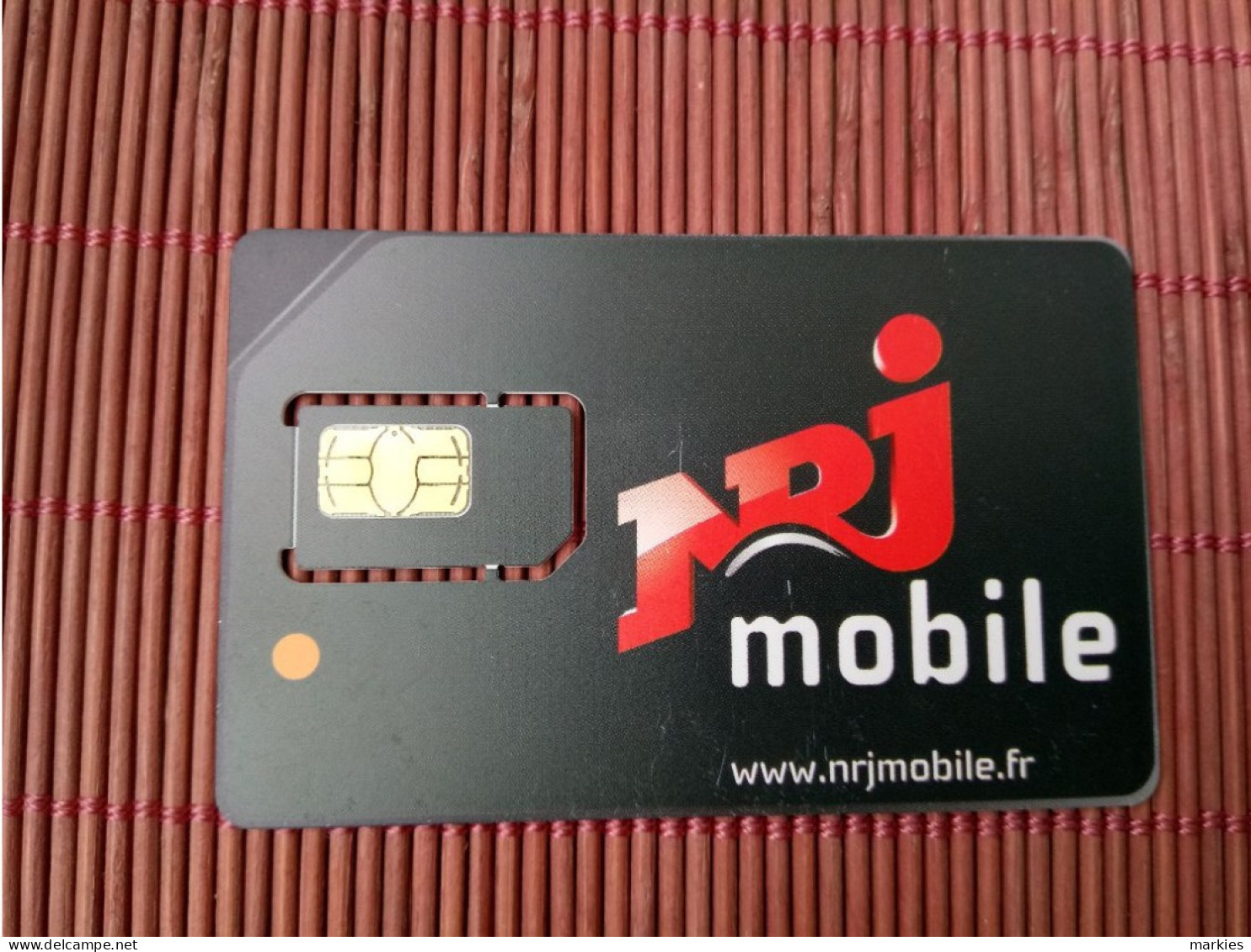 Gsm Card NRJ Mobile Mint 2 Photos Rare - Voorafbetaalde Kaarten: Gsm