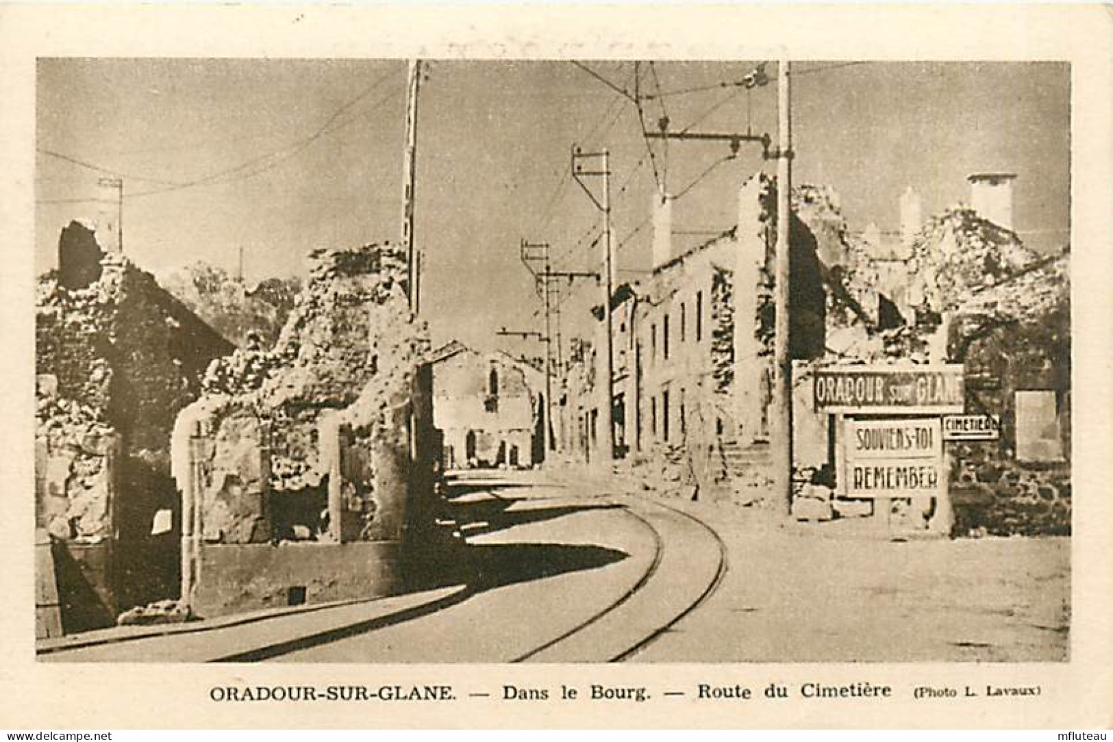 87* ORADOUR SUR GLANE Route Du Cimetiere  MA107,0943 - Oradour Sur Glane