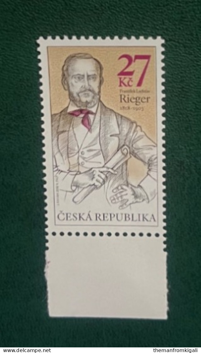 Czech Republic 2018- The 100th Anniversary Of The Birth Of František Ladislav Rieger, 1918-2003. - Autres & Non Classés