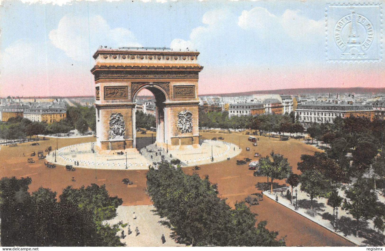 75-PARIS L ARC DE TRIOMPHE -N°T1072-A/0145 - Triumphbogen