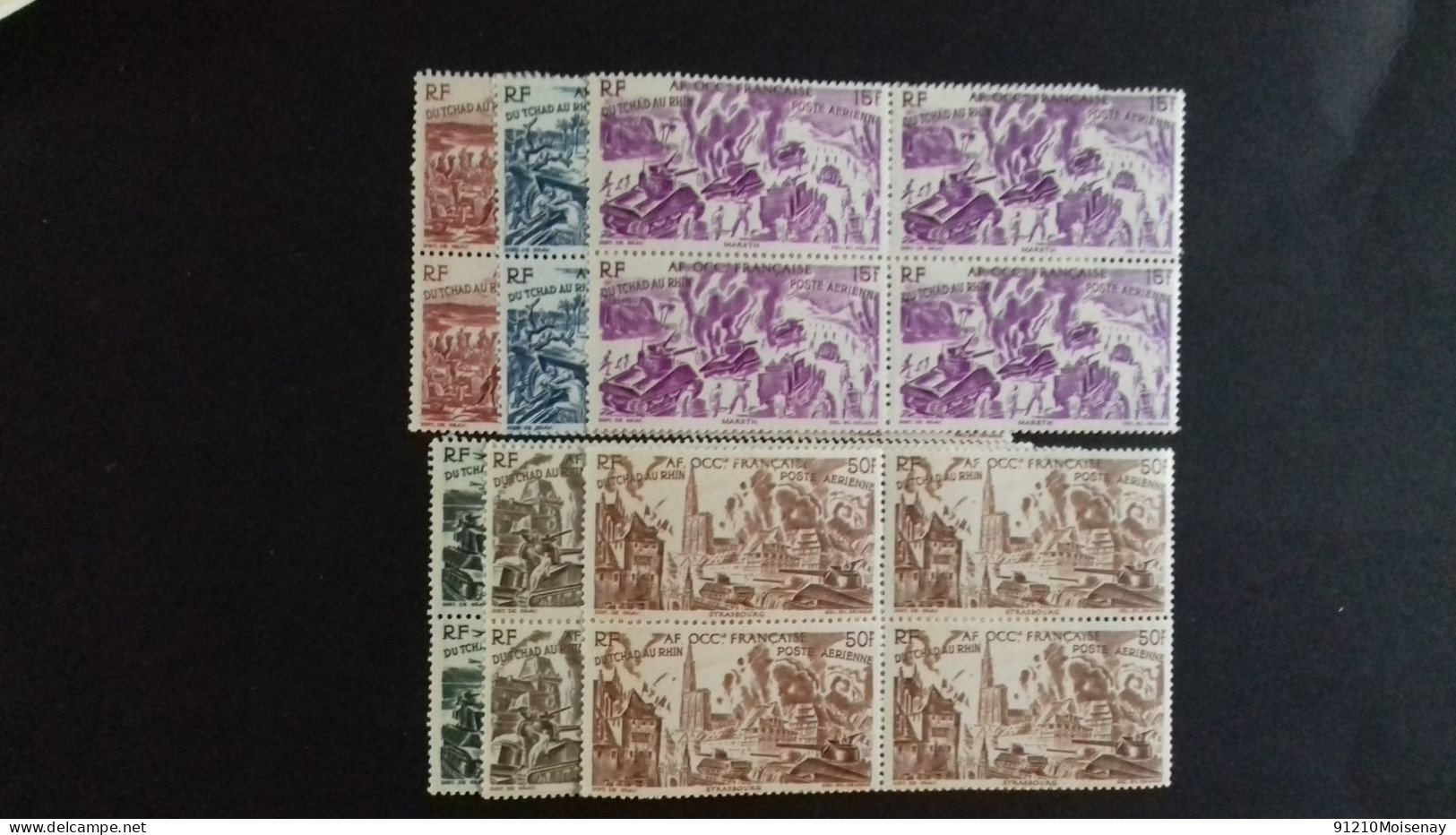 AFRIQUE OCCIDENTALE FRANCAISE  AOF PA 5/10**  BLOC De 4 - Unused Stamps