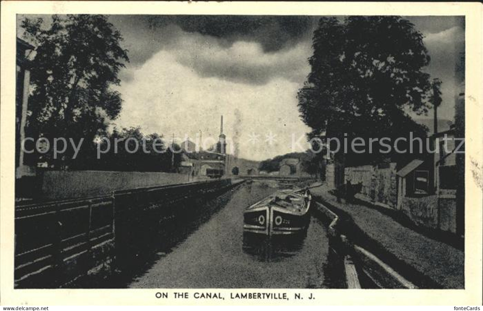 11712649 Lambertville_New_Jersey On The Canal - Otros & Sin Clasificación