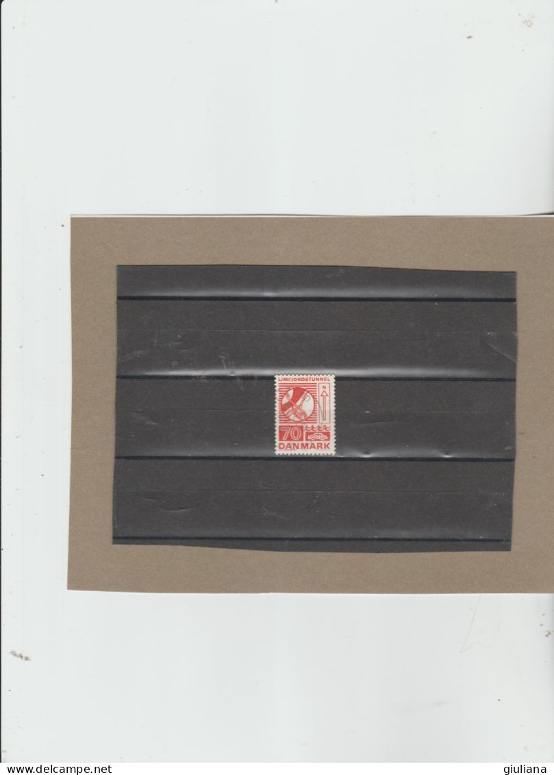 Danimarca 1972 - (UN)  543 Used  "Opere Stradali Del Genio" - 70o  Rosso - Used Stamps