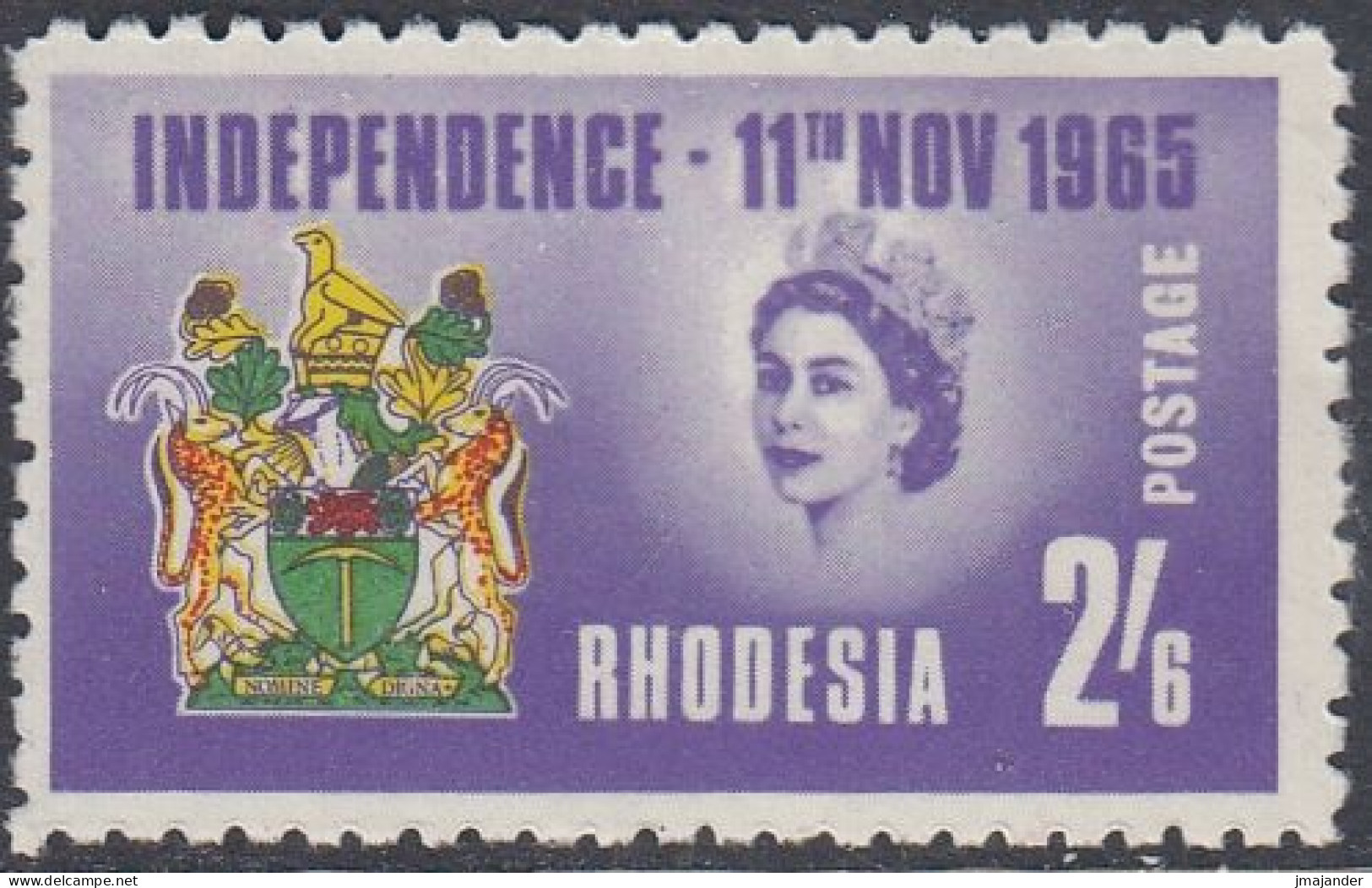 Rhodesia 1965 - Independence: Coat Of Arms - Mi 8 ** MNH [1873] - Rhodesia (1964-1980)