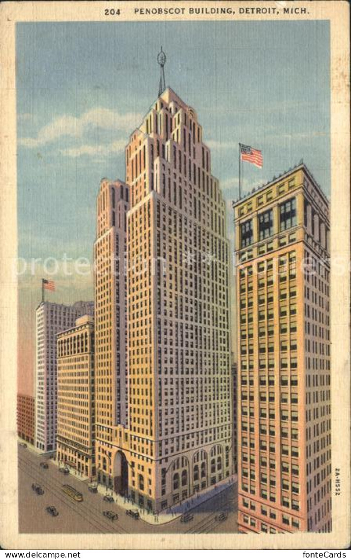 11712638 Detroit_Michigan Penobscot Building Skyscraper - Autres & Non Classés