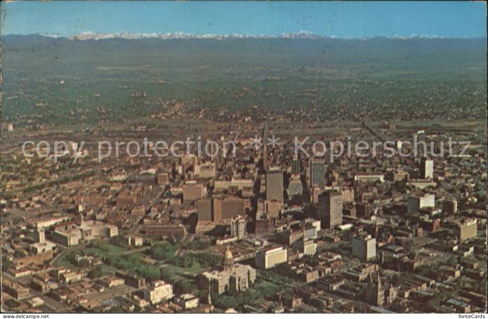 11712621 Denver Colorado Aerial View Of Downtown Rocky Mountains  - Other & Unclassified