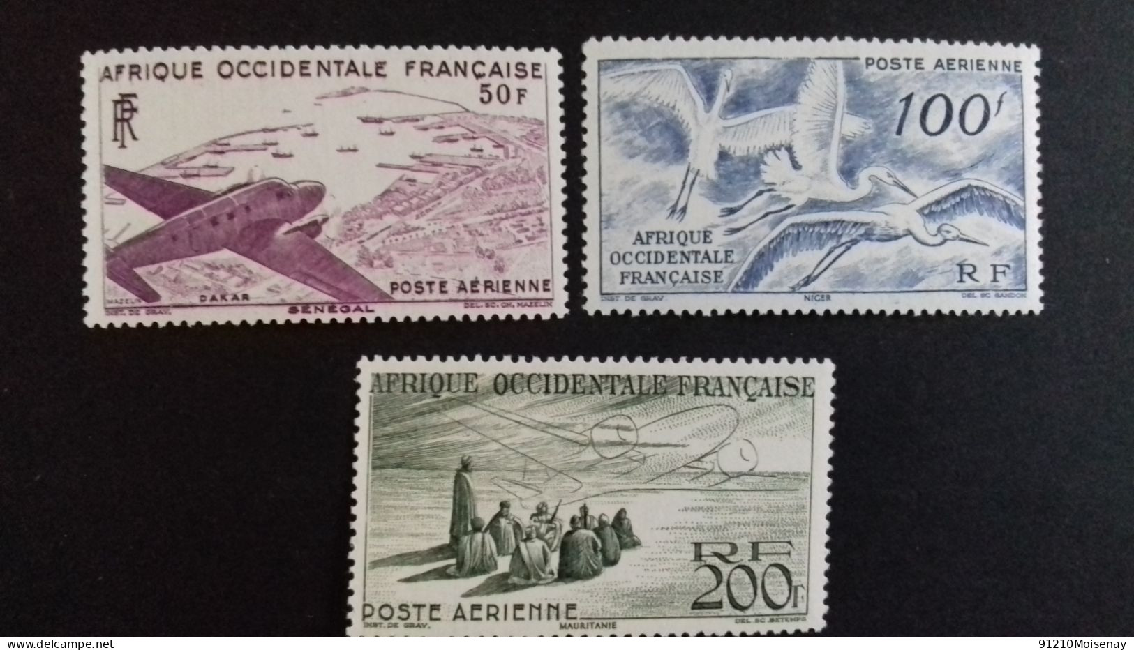 AFRIQUE OCCIDENTALE FRANCAISE  AOF  PA12 ,  PA 13 ,  PA 14 ** - Neufs