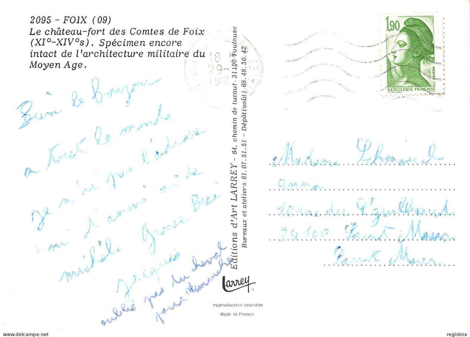 09-FOIX-N°T1073-A/0325 - Foix
