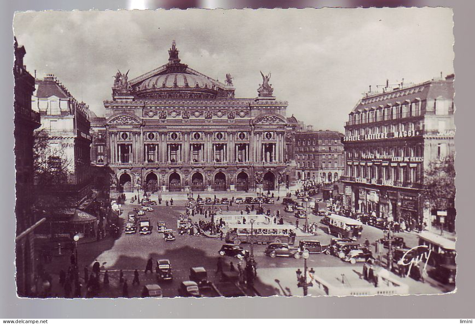 75 - PARIS - PLACE DE L'OPERA - ANIMÉE - AUTOMOBILE - - Paris (01)