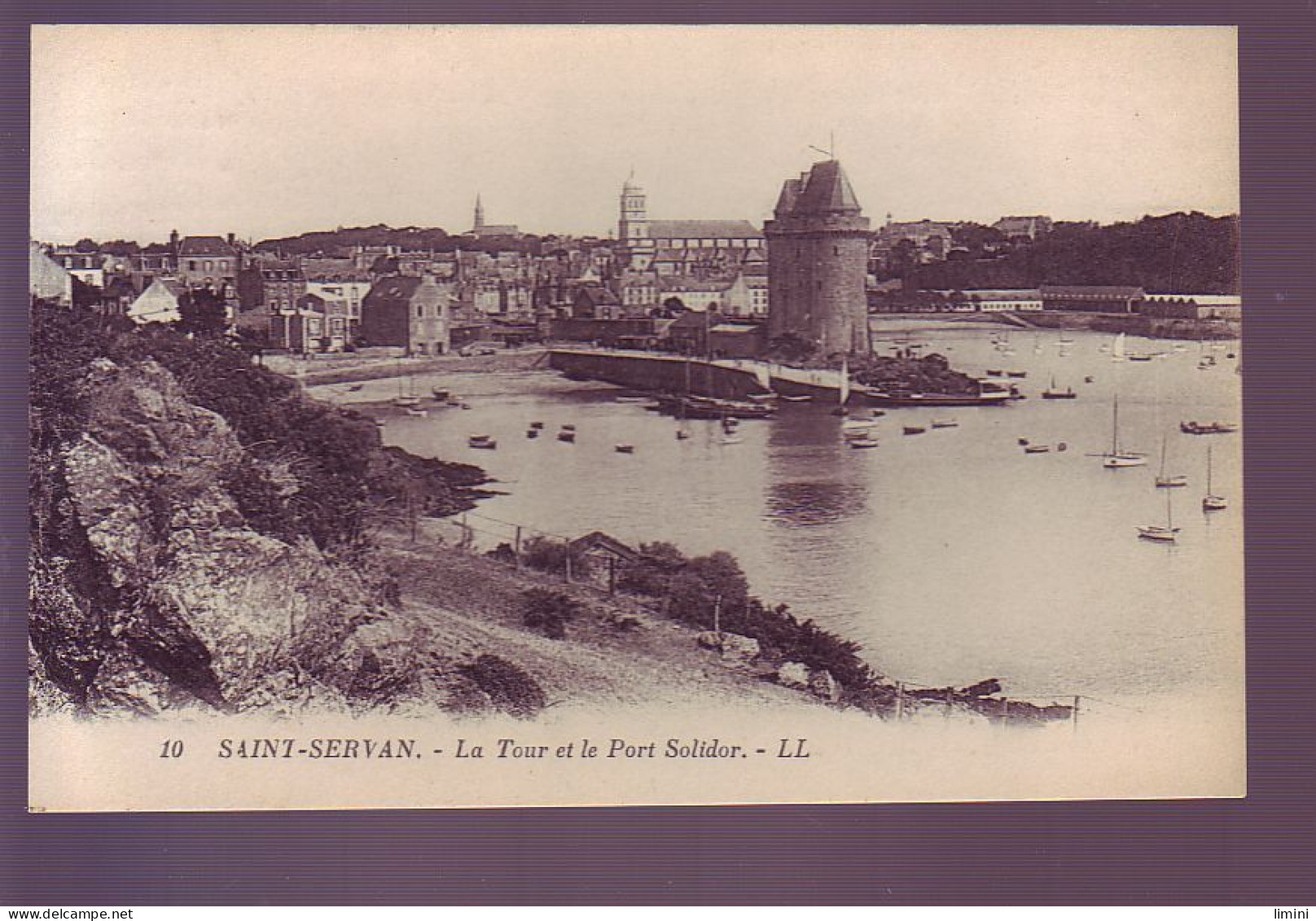 35 - SAINT SERVAN - LA TOUR ET LE PORT SOLIDOR - - Saint Servan