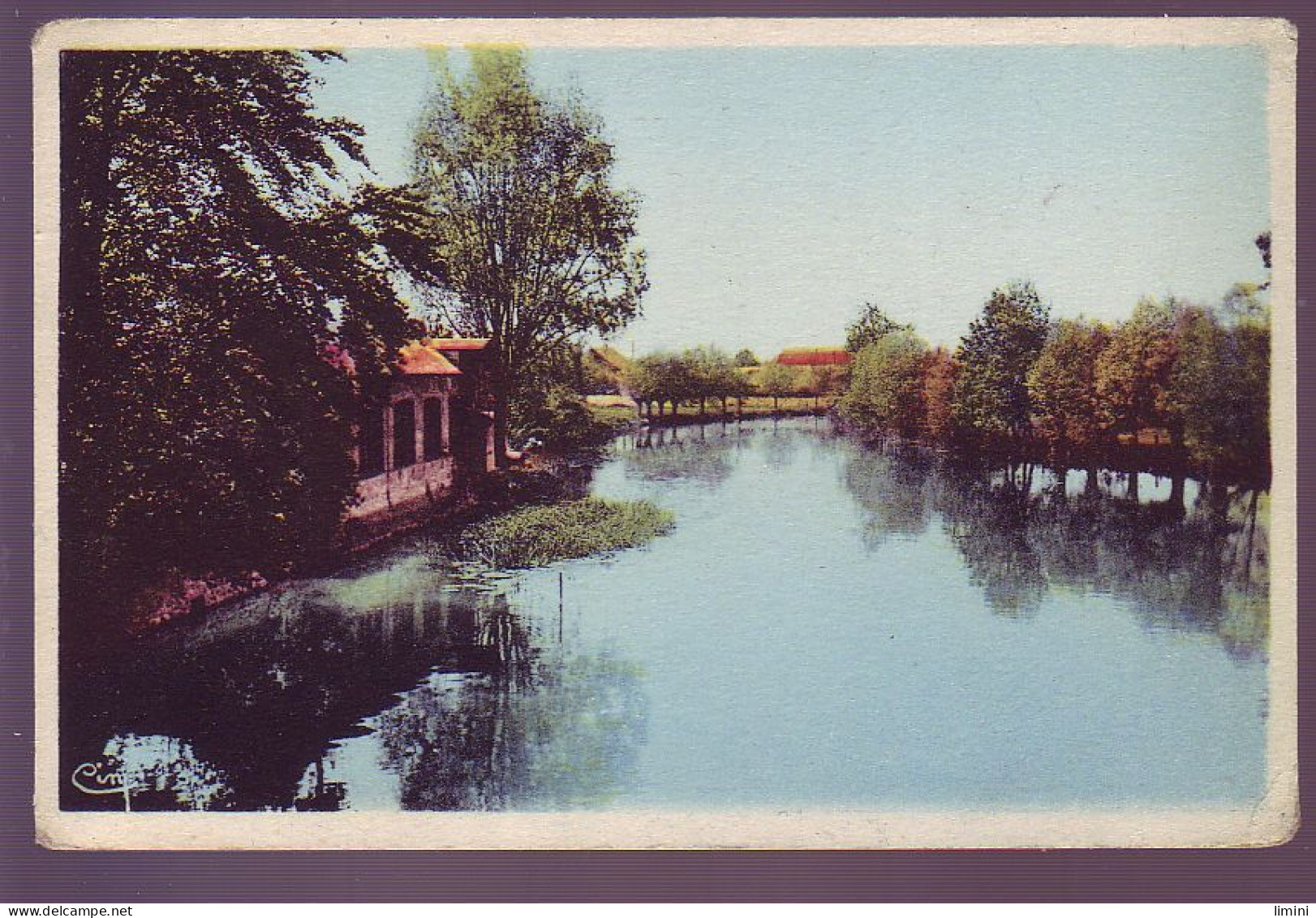 18 - MEHUN-sur-YEVRE - BORD DE L'YEVRE - COLORISÉE - - Mehun-sur-Yèvre