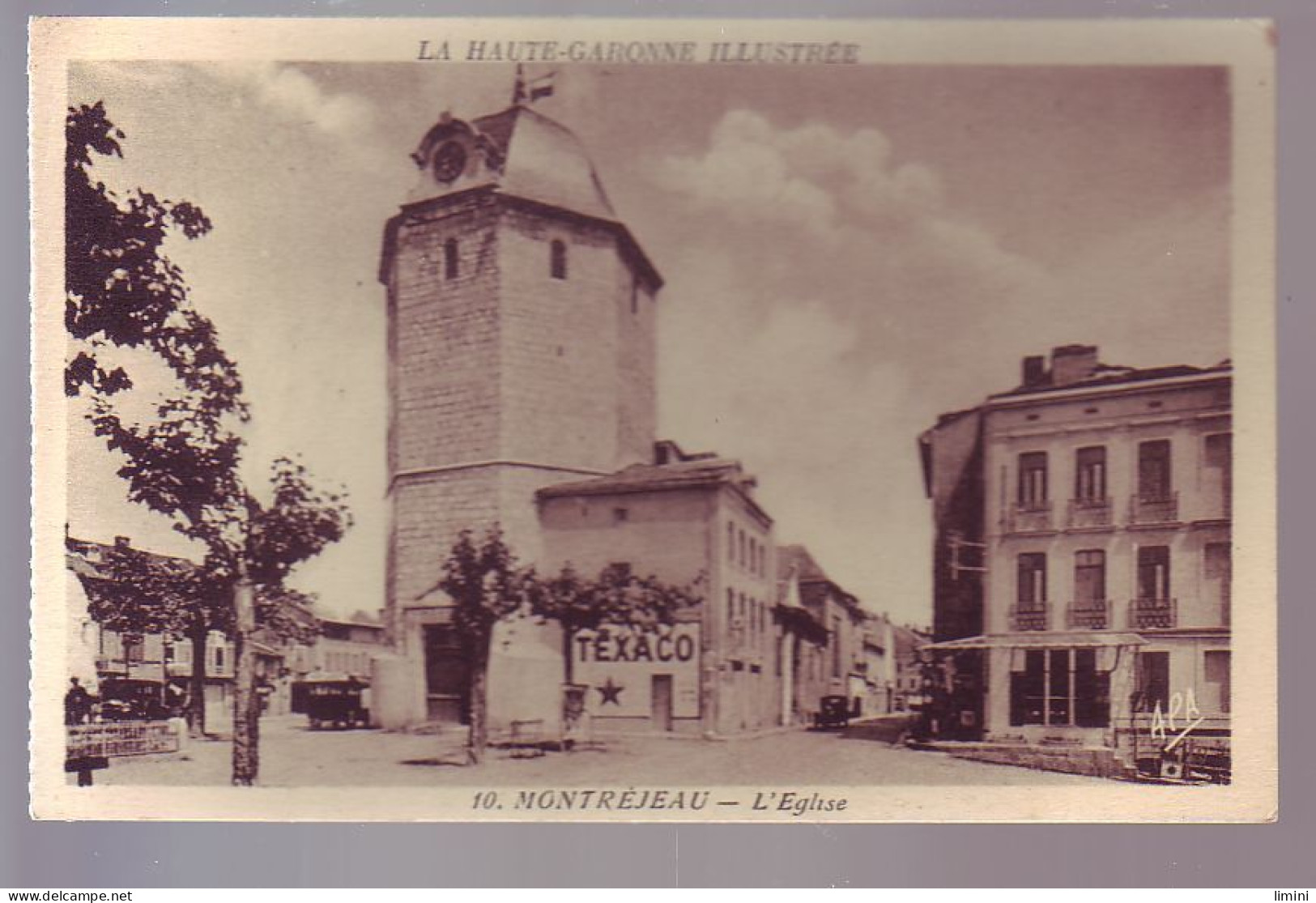 31 - MONTREJAU - L'ÉGLISE - AUTOMOBILE - ANIMÉE - - Montréjeau