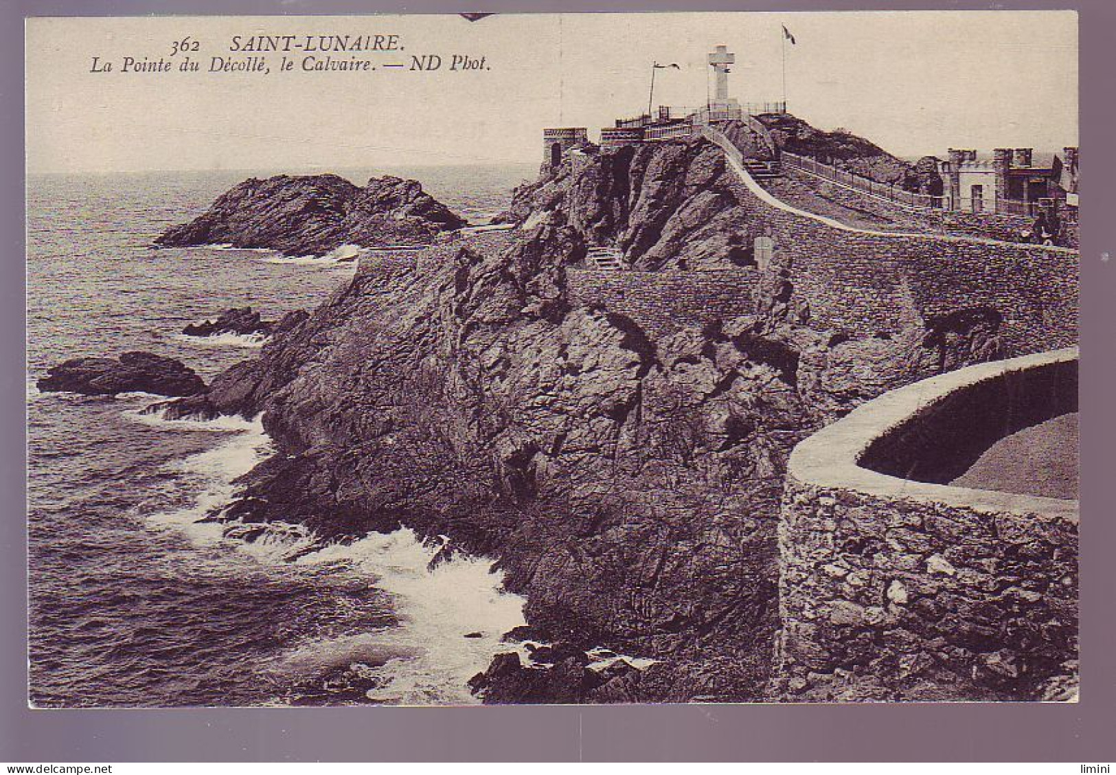 35 - SAINT-LUNAIRE - POINTE DU DECOLLE ET LE CALVAIRE - - Saint-Lunaire