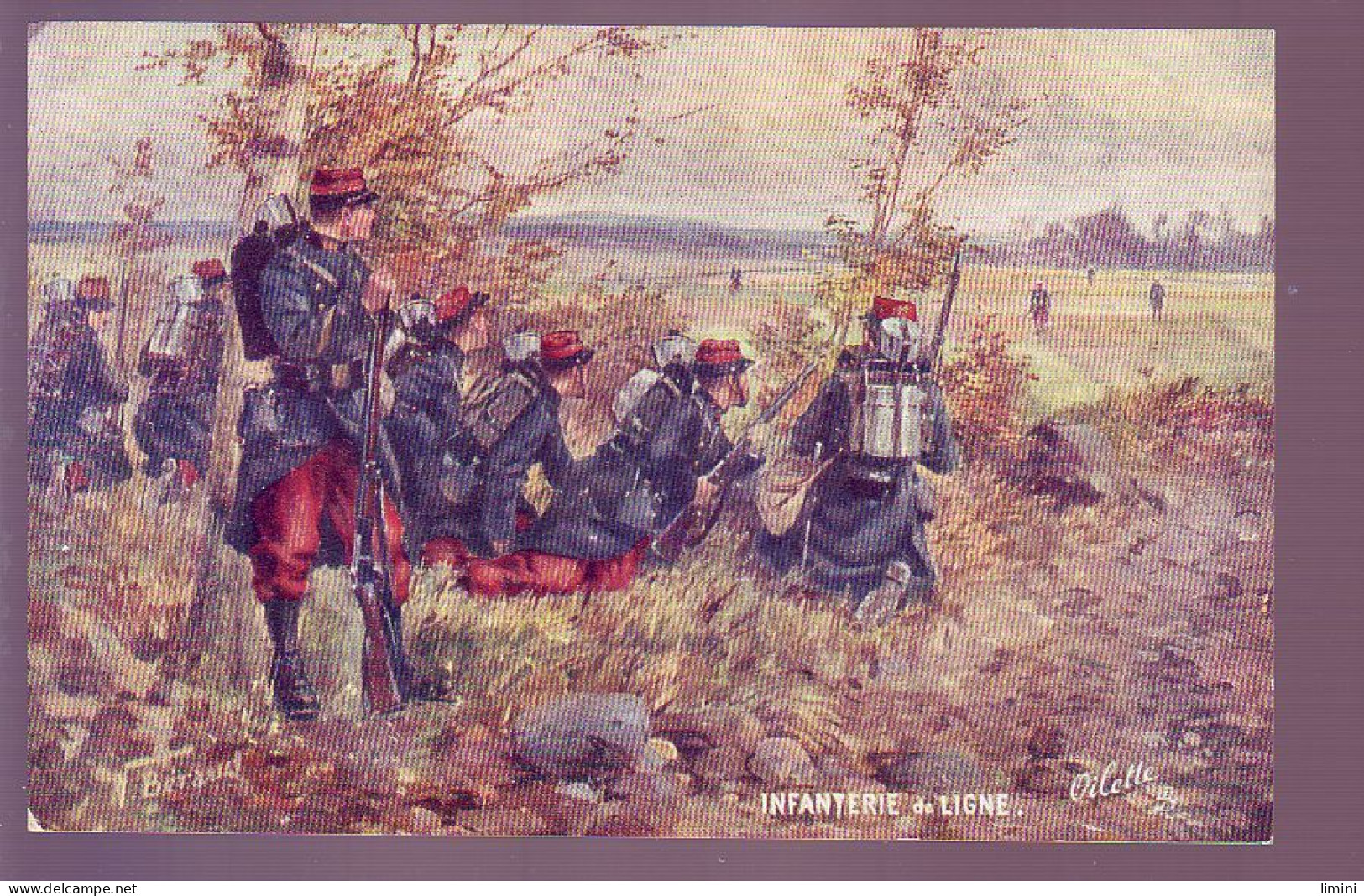 CARTE ILLUSTRÉE - INFANTERIE DE LIGNE - 21255/256 - Maniobras