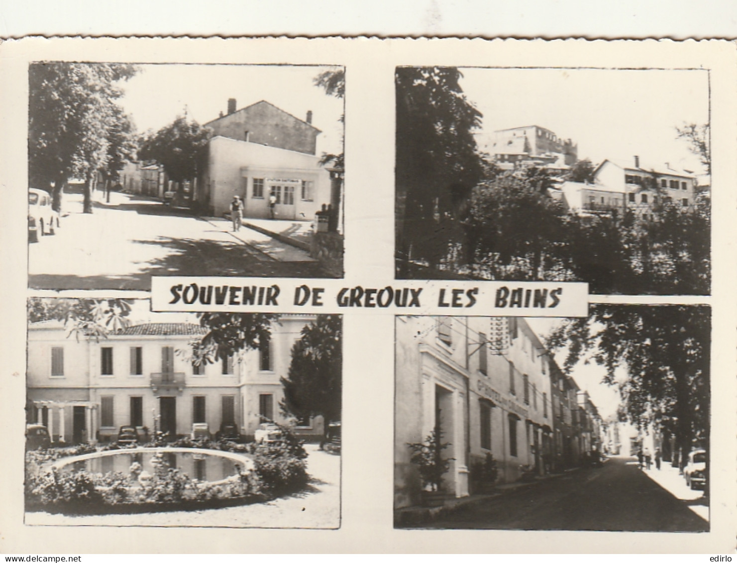 ****  04  ***  Souvenir De Greoux Les Bains TTBE  Multi-vues Timbrée  - Gréoux-les-Bains