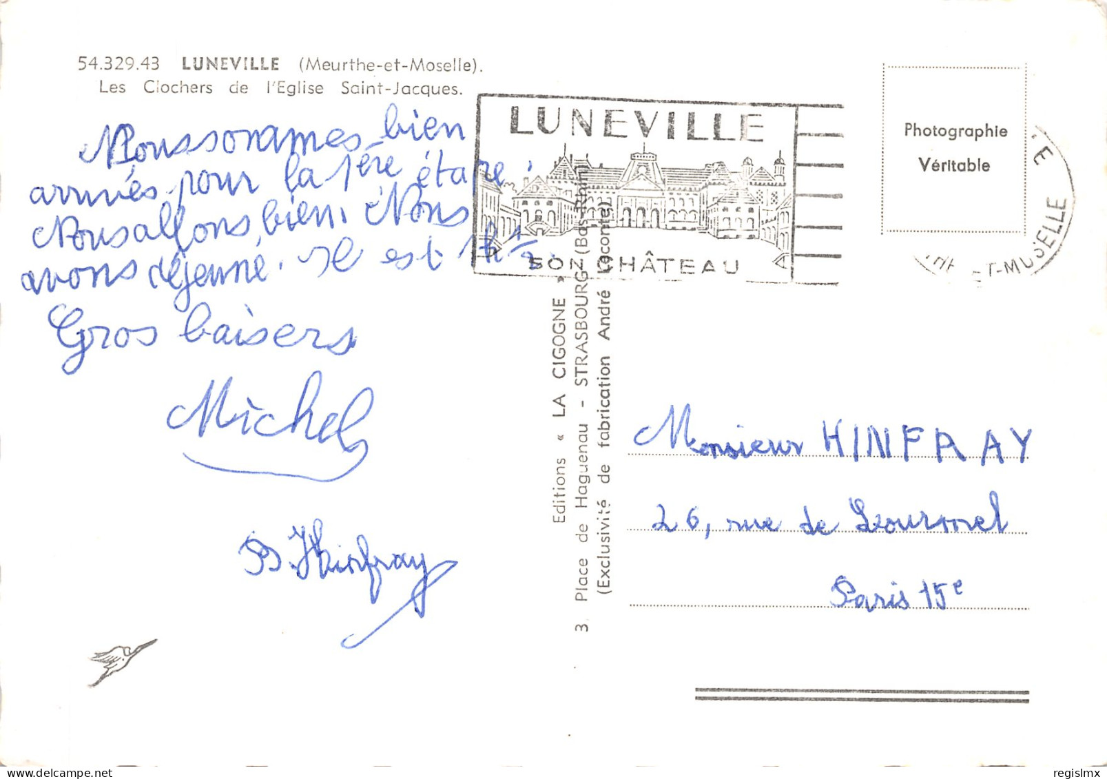 54-LUNEVILLE-N°T1074-C/0199 - Luneville