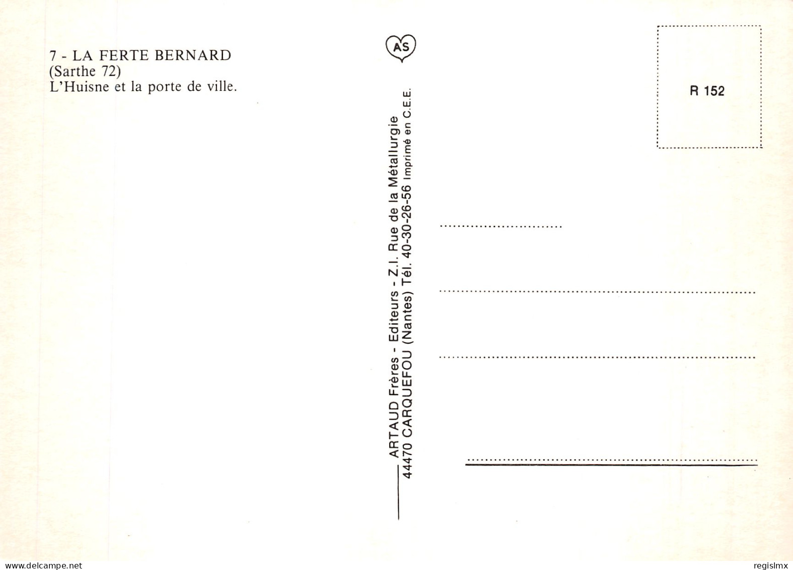 72-LA FERTE BERNARD-N°T1074-C/0079 - La Ferte Bernard
