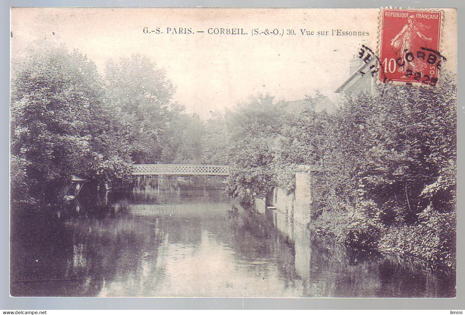 91 - CORBEIL - VUE SUR L'ESSONNE - - Corbeil Essonnes