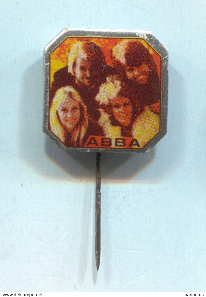 ABBA - Sweden Pop Group Music, Vintage Pin Badge Abzeichen - Musik