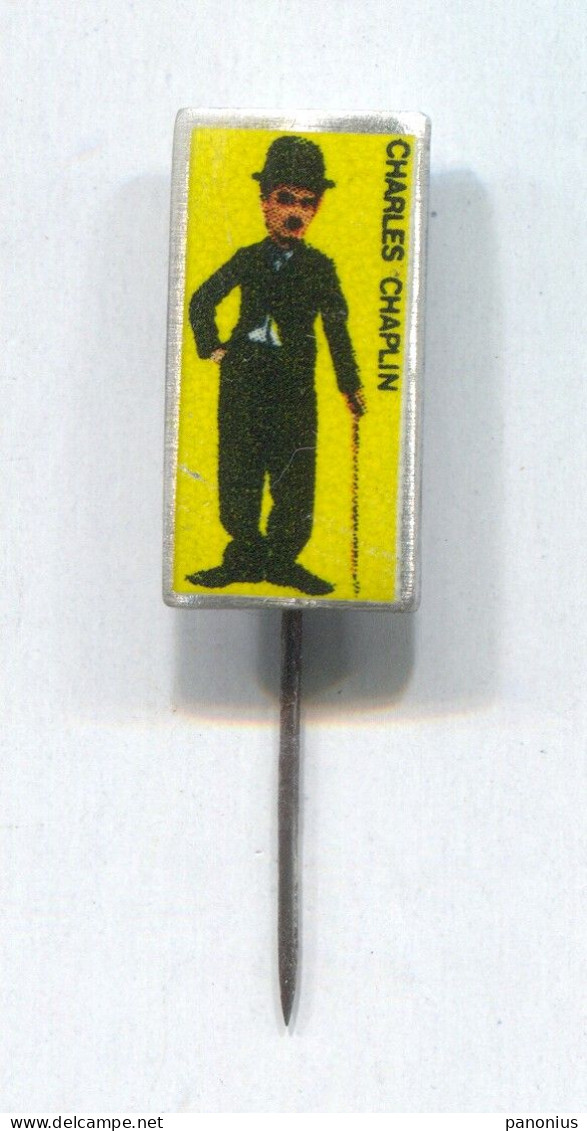 Charlie Chaplin -  Cinema Film Movie, Vintage Pin Badge Abzeichen - Kino