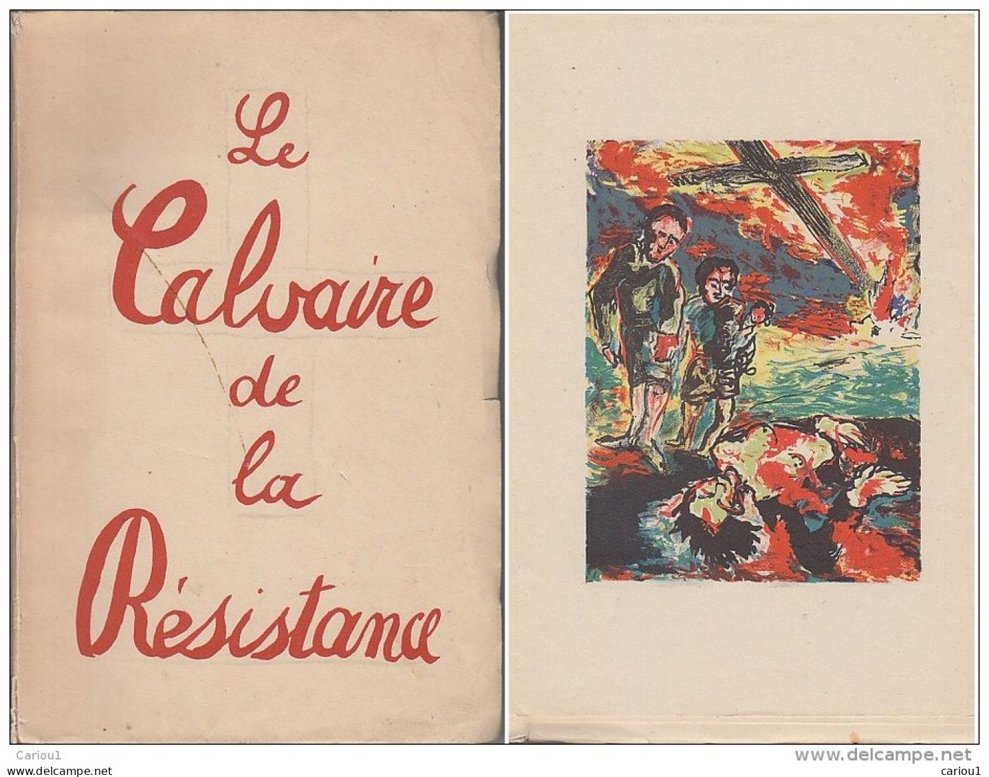 C1 RESISTANCE - GIMEL Le CALVAIRE DE LA RESISTANCE Decembre 1944 ILLUSTRE Grenoble POR INCLUS - Art