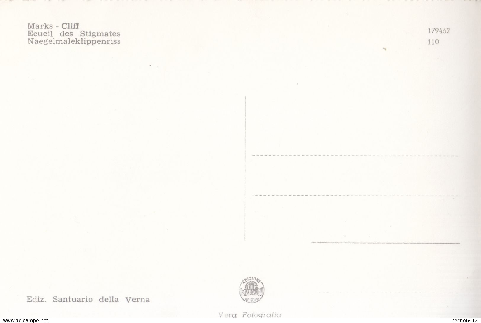 Verna(arezzo) - Scogliera Delle Stimate - Non Viaggiata - Arezzo