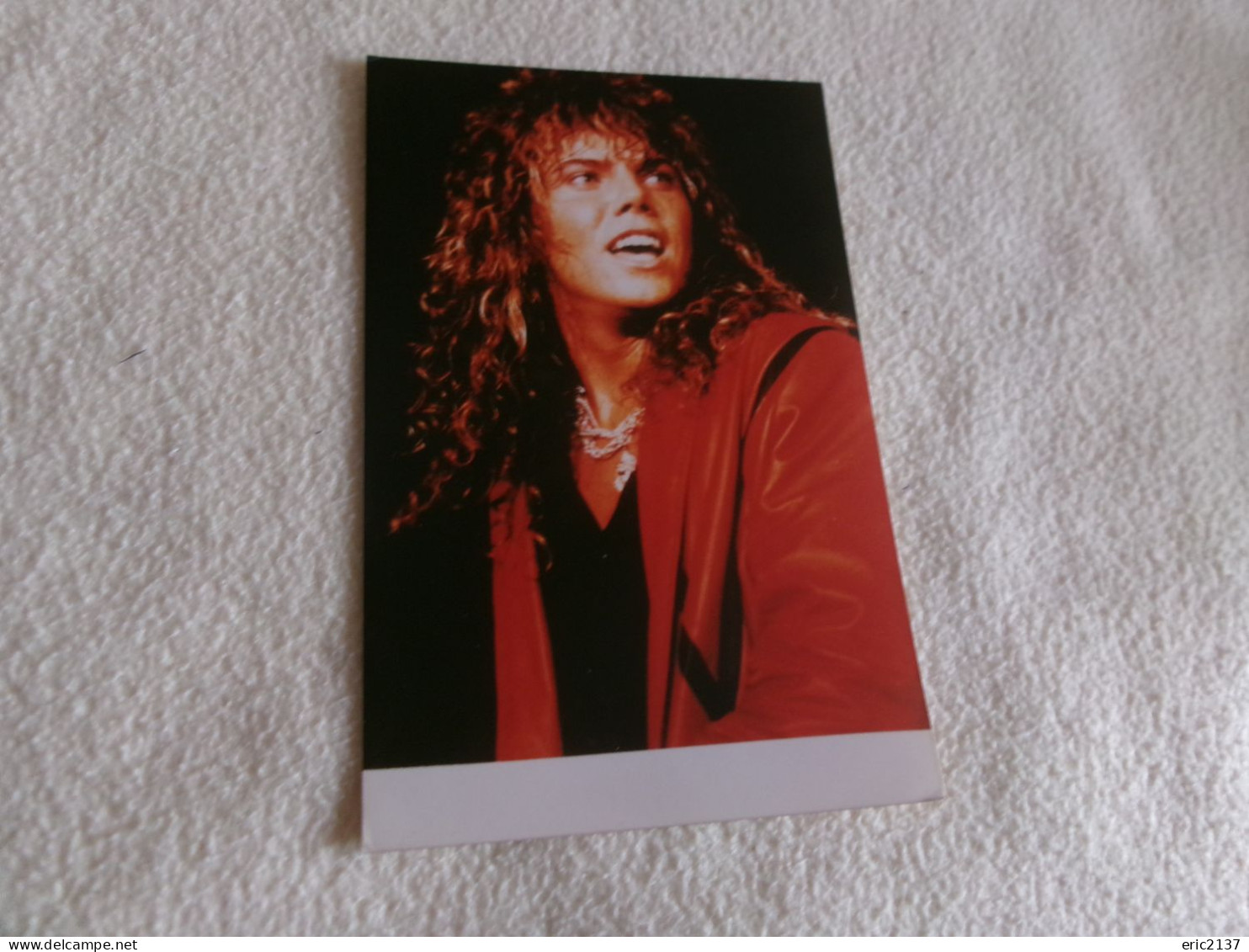 BELLE REPRODUCTION PHOTO .."LE CHANTEUR DU GROUPE EUROPE..JOEY TEMPEST" - Personalidades Famosas