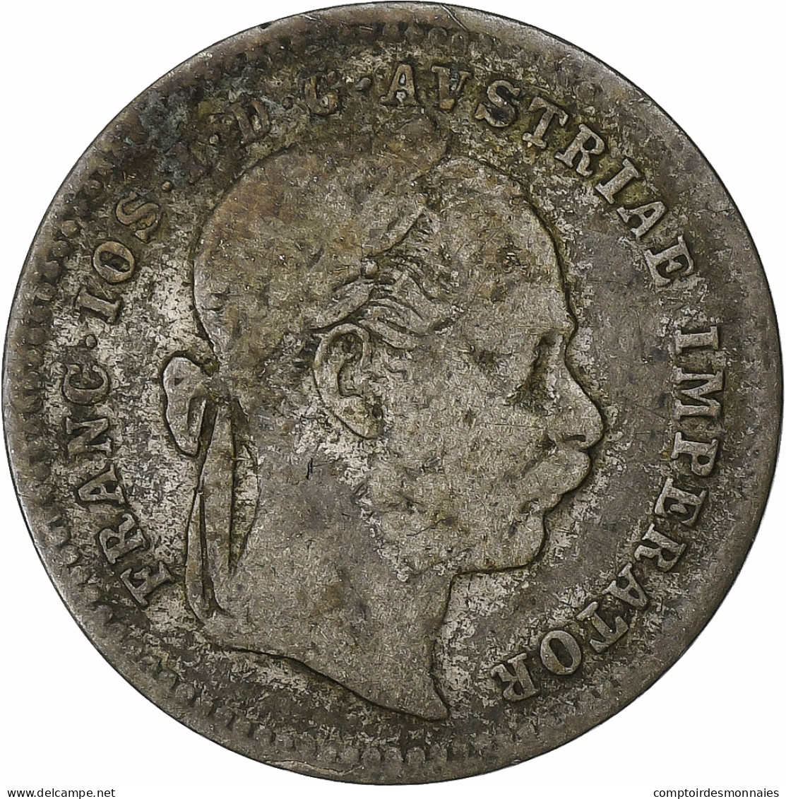 Autriche, Franz Joseph I, 10 Kreuzer, 1872, Argent, TB, KM:2206 - Autriche