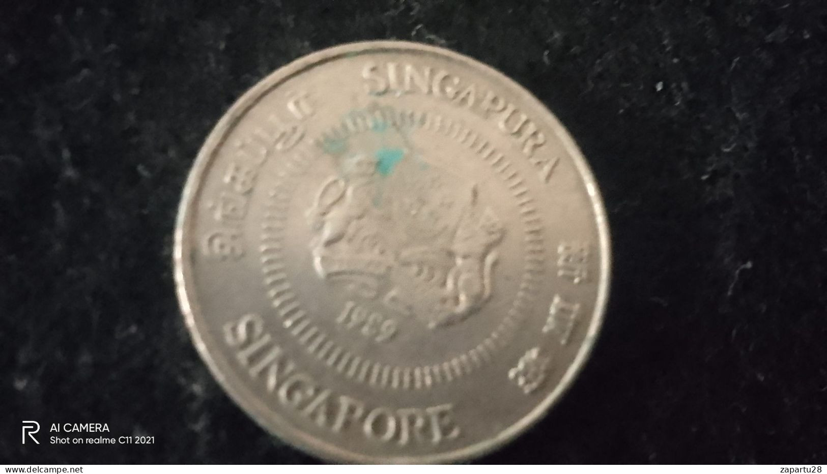 SİNGAPUR-1989  10  CENT    XF- - Singapur