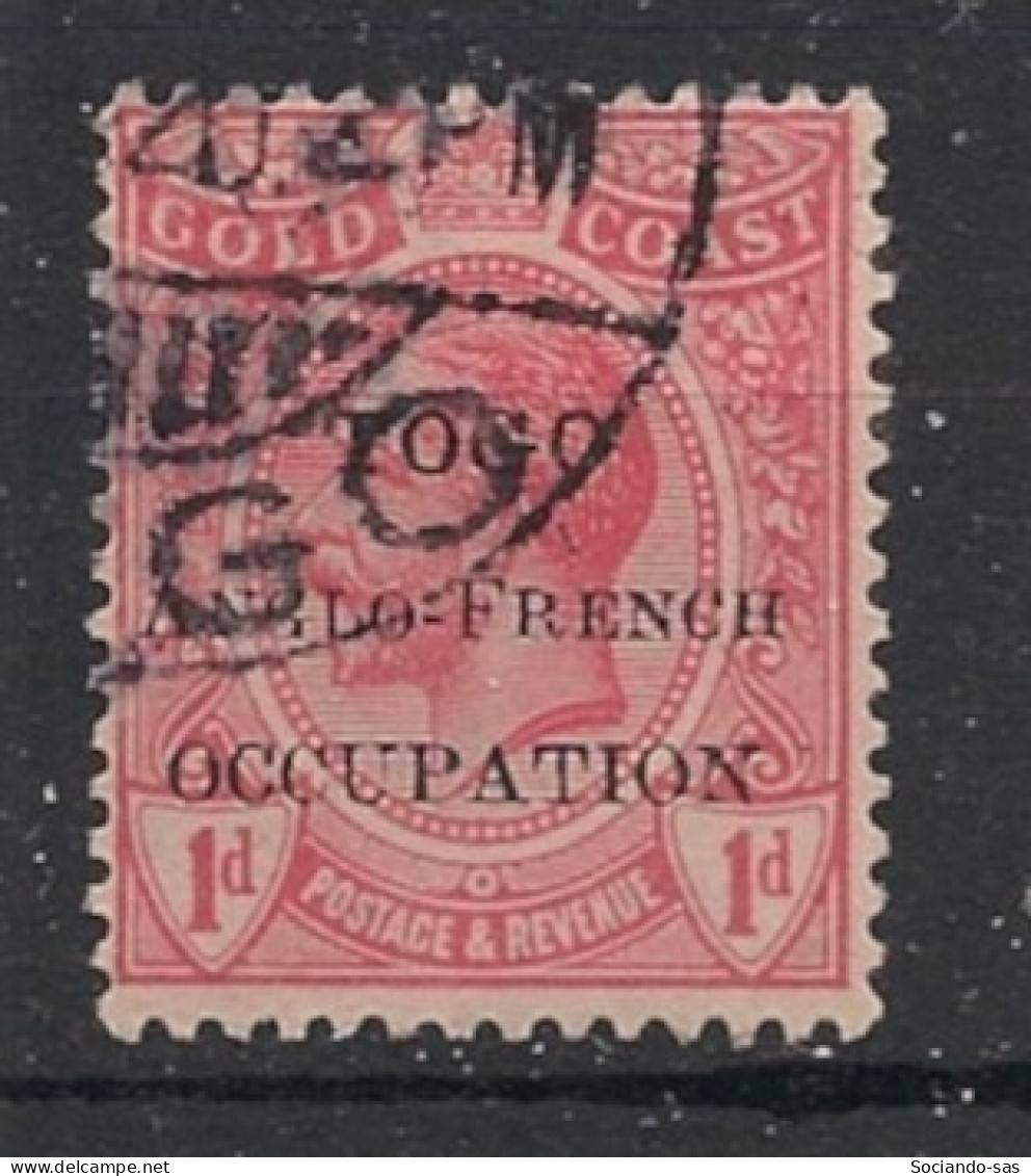 TOGO - 1916 - N°YT. 73 - Gold Coast 1p Rouge - Oblitéré / Used - Oblitérés