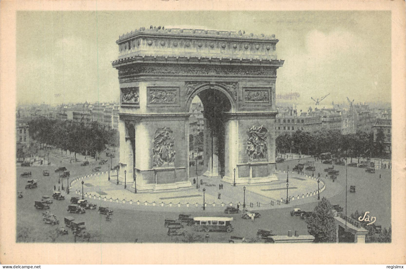 75-PARIS ARC DE TRIOMPHE-N°T1080-E/0361 - Arc De Triomphe