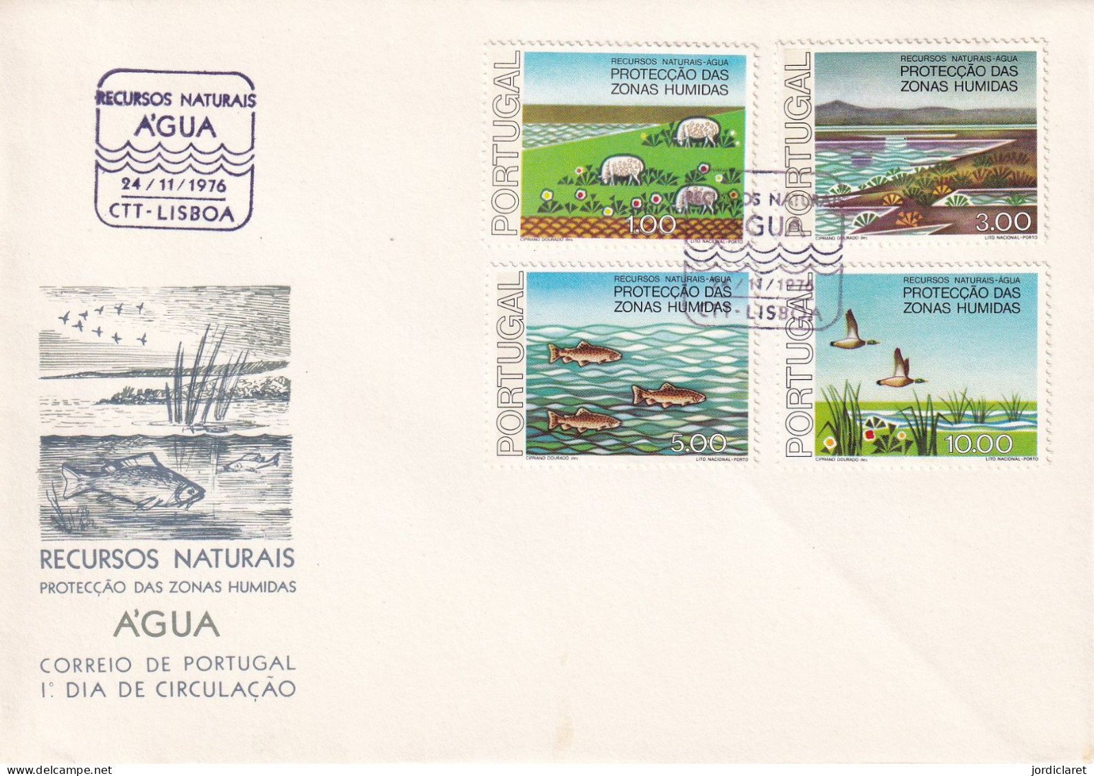 FDC 1976  PORTUGAL - Umweltschutz Und Klima