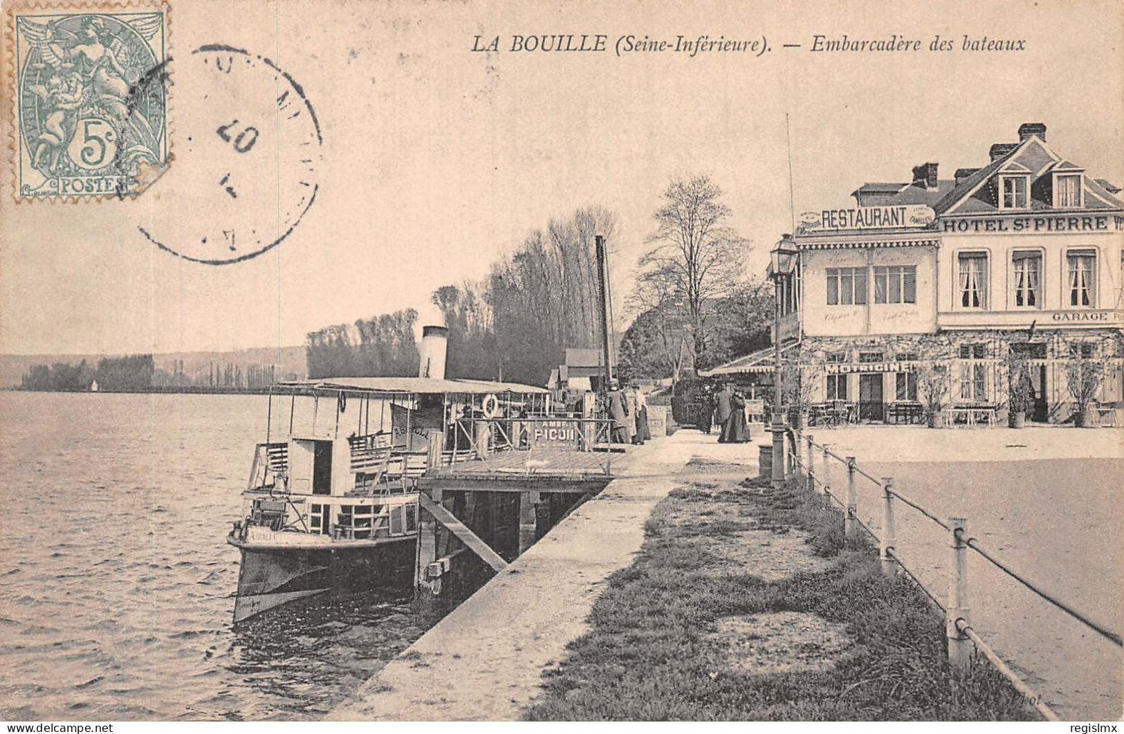 76-LA BOUILLE-N°T1080-H/0377 - La Bouille