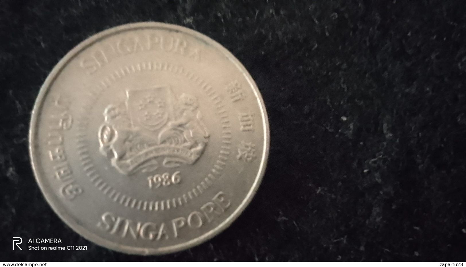 SİNGAPUR-1986 10  CENT    XF- - Singapour