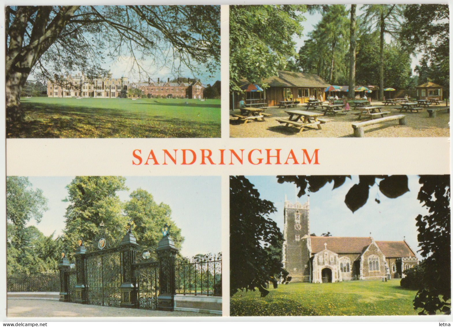 GB UK ENGLAND GREAT BRITAIN Multiviews Of SANDRINGHAM Postcard X 2 C1970s - Norwich