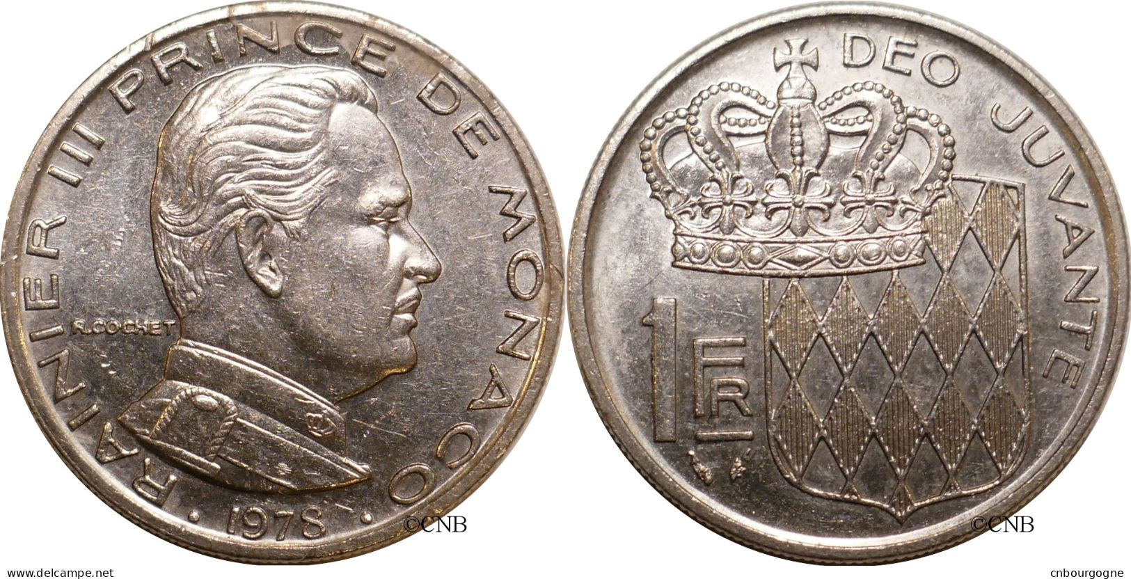 Monaco - Principauté - Rainier III - 1 Franc 1978 - TTB+/AU50 - Mon6157 - 1960-2001 New Francs