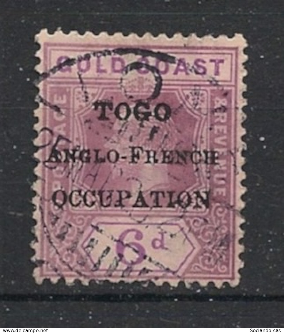 TOGO - 1916 - N°YT. 77 - Gold Coast 6p Violet-brun - Oblitéré / Used - Gebruikt