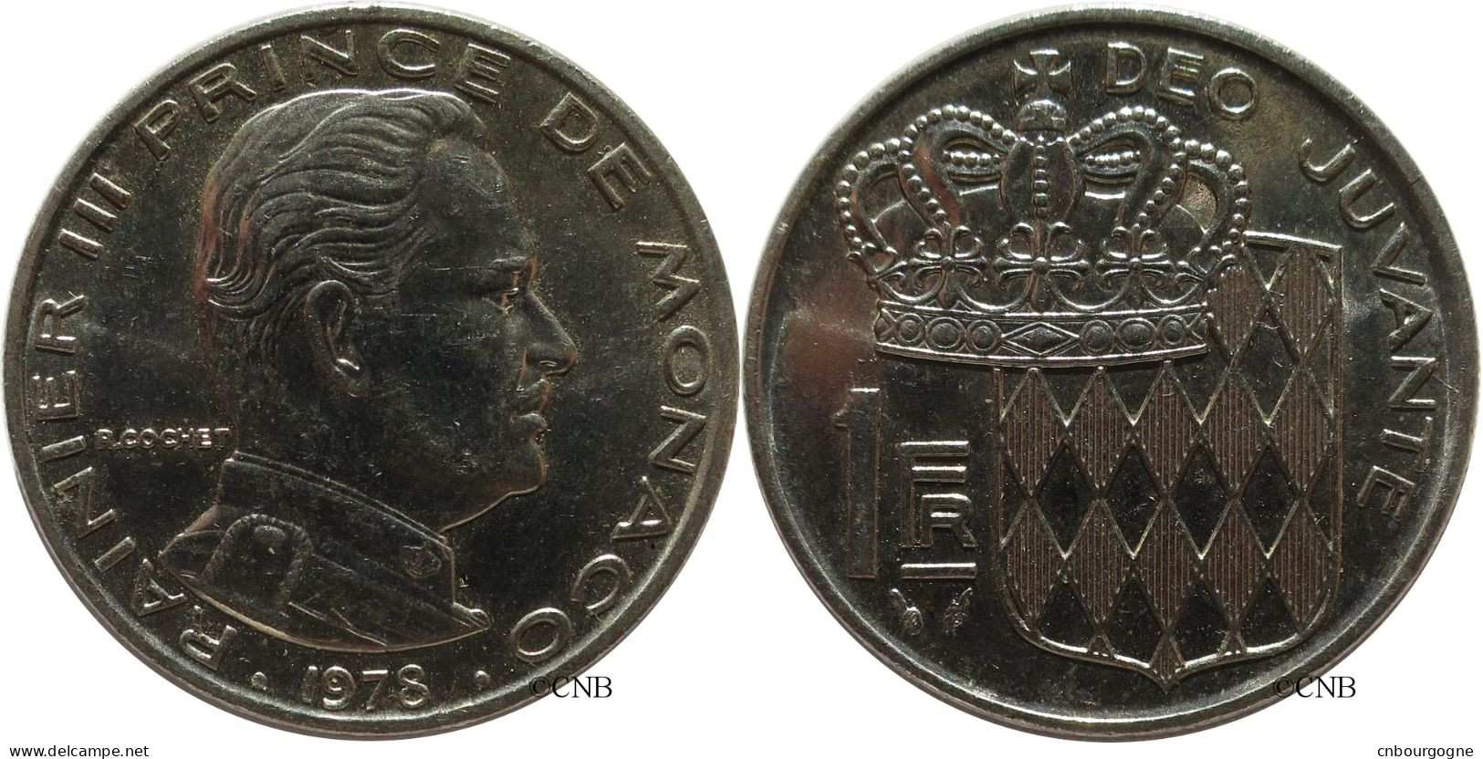 Monaco - Principauté - Rainier III - 1 Franc 1978 - SUP/AU55 - Mon4367 - 1960-2001 Neue Francs