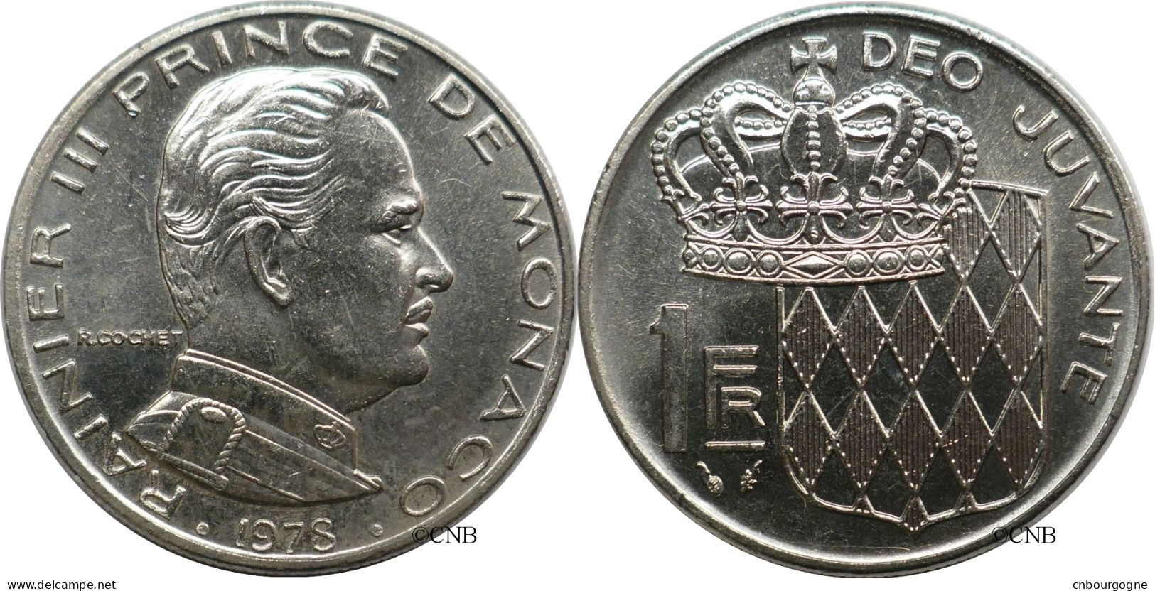Monaco - Principauté - Rainier III - 1 Franc 1978 - SUP/MS60 - Mon6632 - 1960-2001 Nieuwe Frank