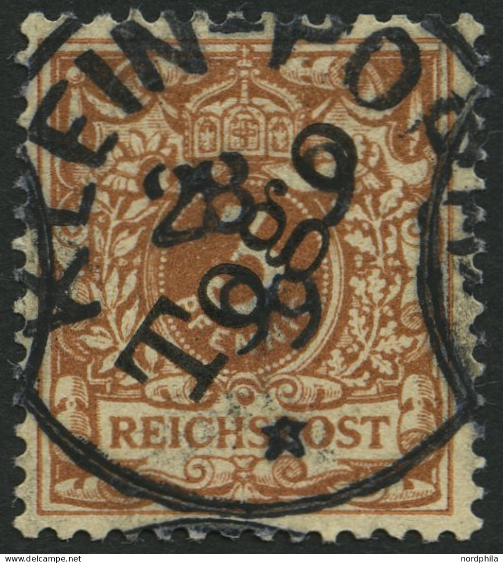 TOGO 1b O, 1898, 3 Pf. Hellockerbraun, Pracht, Gepr. Jäschke-L., Mi. 30.- - Togo