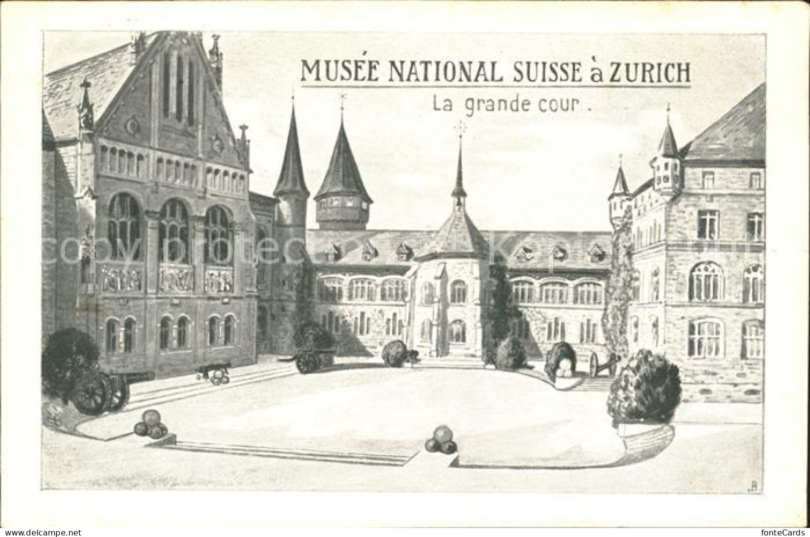 11706454 Zuerich ZH Musee National Suisse La Grande Cour Zuerich ZH - Andere & Zonder Classificatie