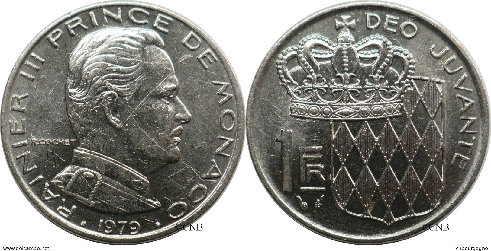 Monaco - Principauté - Rainier III - 1 Franc 1979 - TTB+/AU50 - Mon6633 - 1960-2001 Francos Nuevos