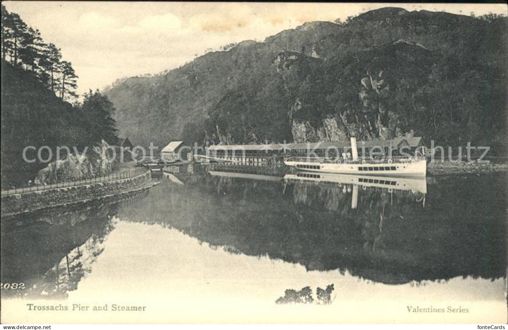 11705651 Trossachs Pier And Steamer Trossachs - Other & Unclassified