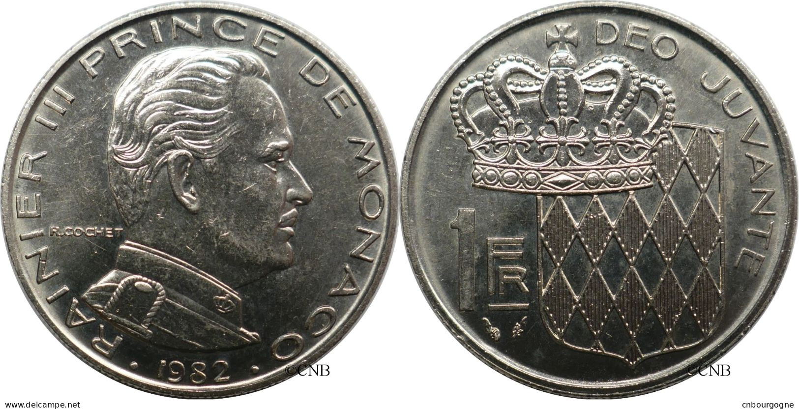 Monaco - Principauté - Rainier III - 1 Franc 1982 - SUP/MS60 - Mon6635 - 1960-2001 Nouveaux Francs